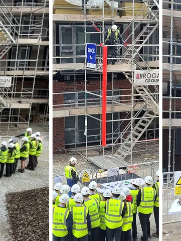Brogan Group host ‘Stop the Drop’ demonstration providing first-hand construction experience to students